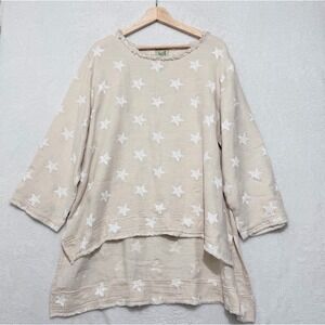 Jaded Gypsy Starlight Views Cotton Top Boho Layered One Size Celestial Lagenlook